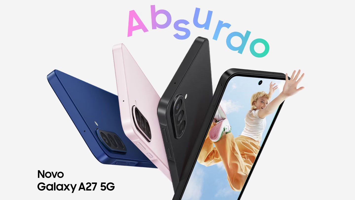 Galaxy A27 chega ao Brasil com câmera de 50 MP e mudança na tela; veja preço