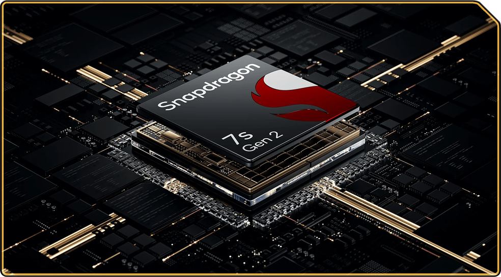 Snapdragon 7s Gen 2, da Qualcomm — Foto: Reprodução/Xiaomi