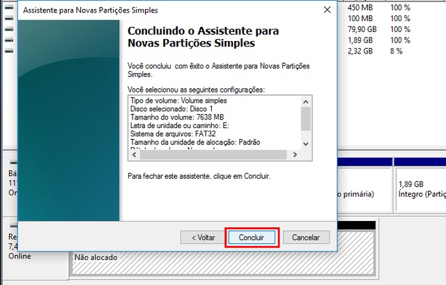 Como particionar um HD externo no Windows 10