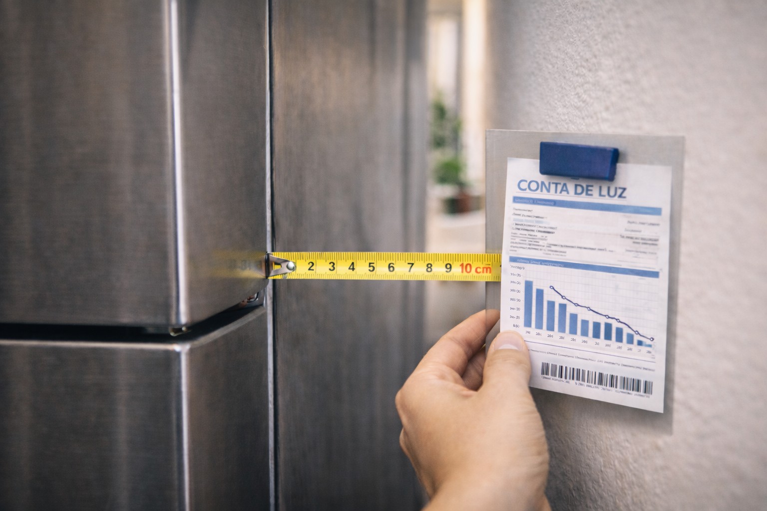 Regra dos 10 cm: o erro na geladeira que faz sua conta de luz disparar