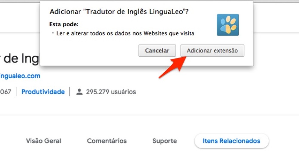 Como traduzir do inglês para português com plugin LinguaLeo no Chrome