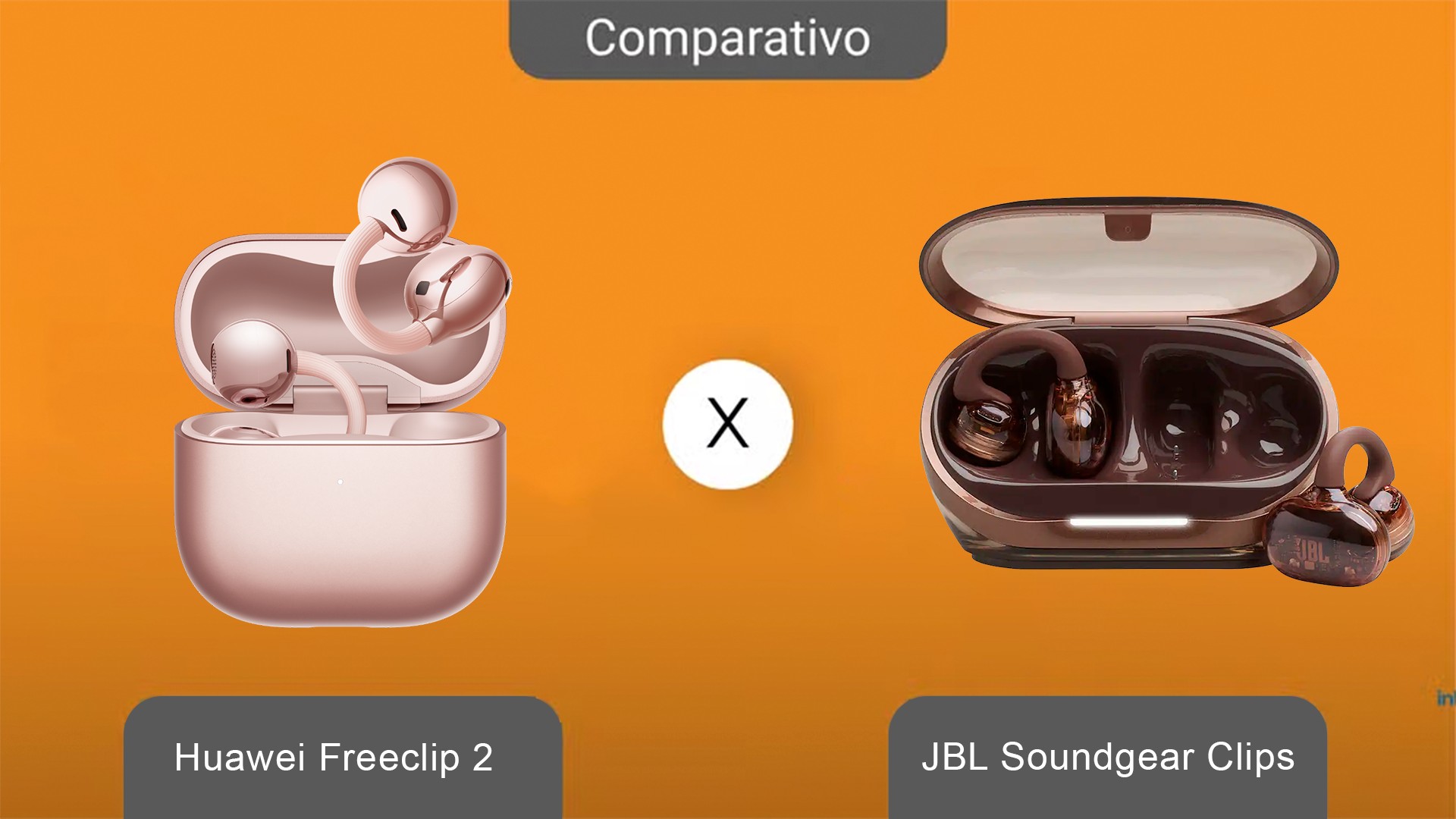 Huawei Freeclip 2 vs JBL Soundgear Clips: veja qual é o melhor fone open-ear