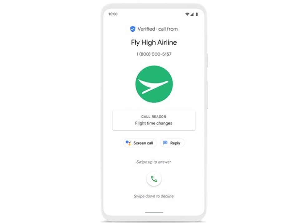 Google vai oferecer serviço de identificação de chamadas que poderá indicar o motivo da ligação — Foto: Reprodução/The Verge