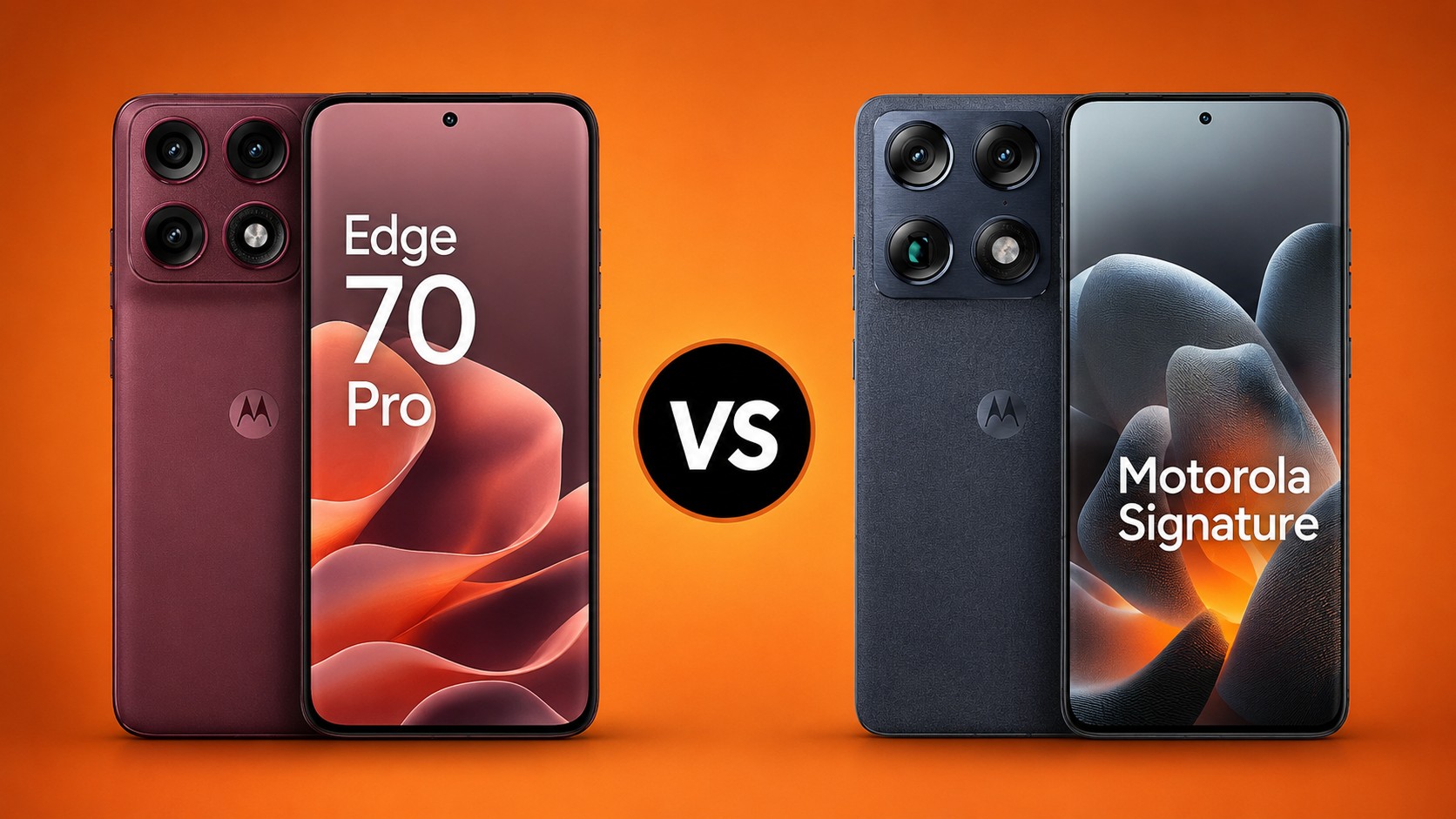 Edge 70 Pro vs Motorola Signature: veja se vale pagar mais pelo topo de linha