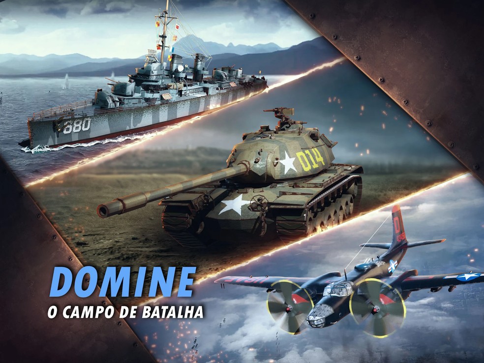 Vença batalha por mar, terra e ar em Call of War — Foto: Reprodução/Google Play Store