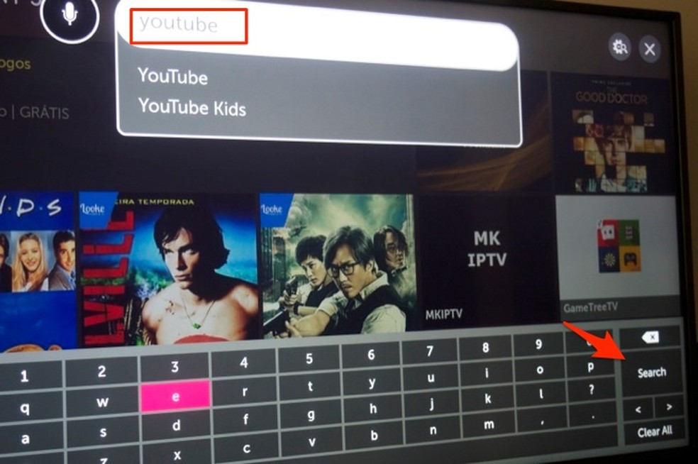 Como baixar e instalar o YouTube na smart TV LG