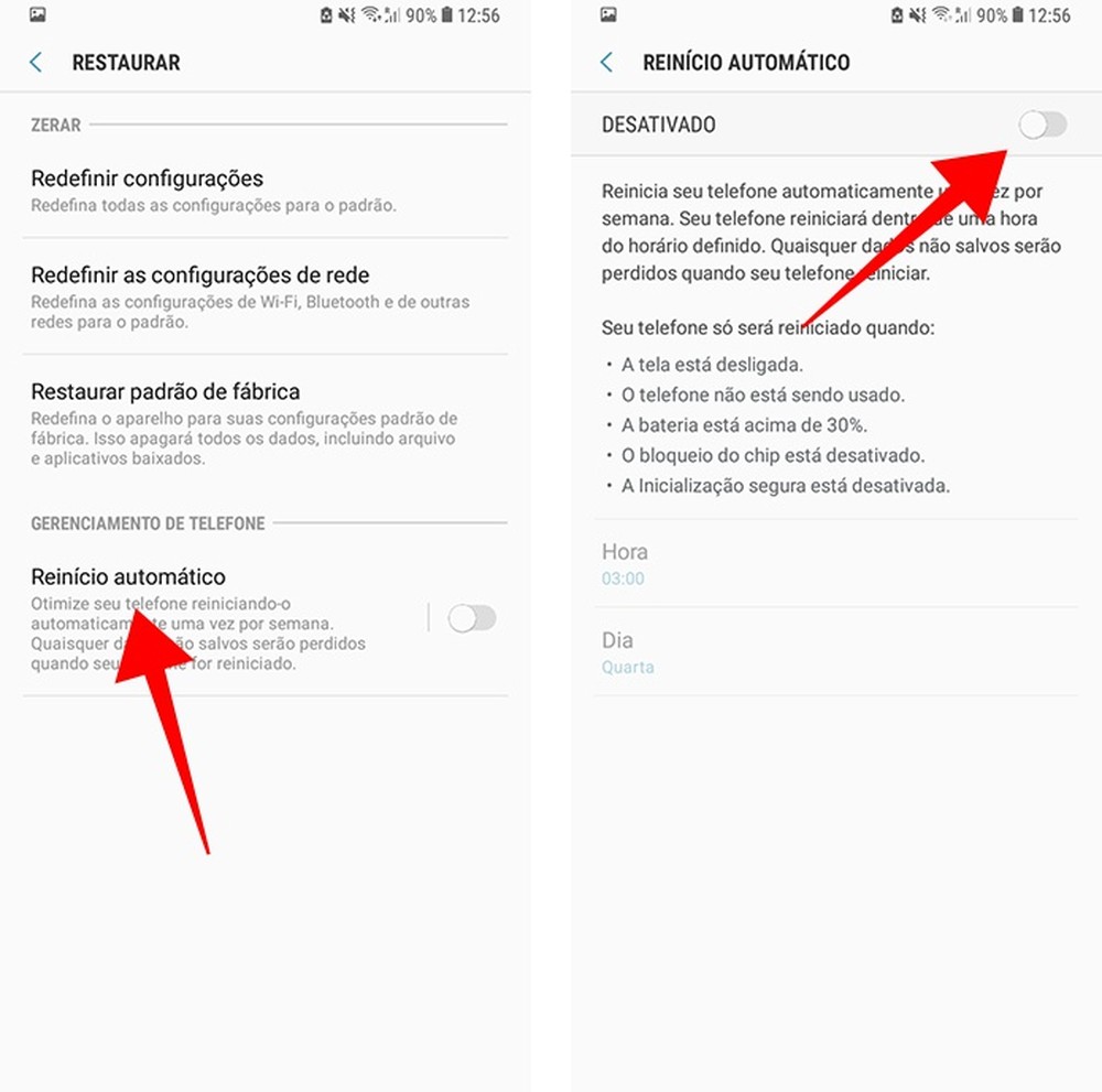 Como reiniciar Samsung? Veja formas de dar reboot no celular travado
