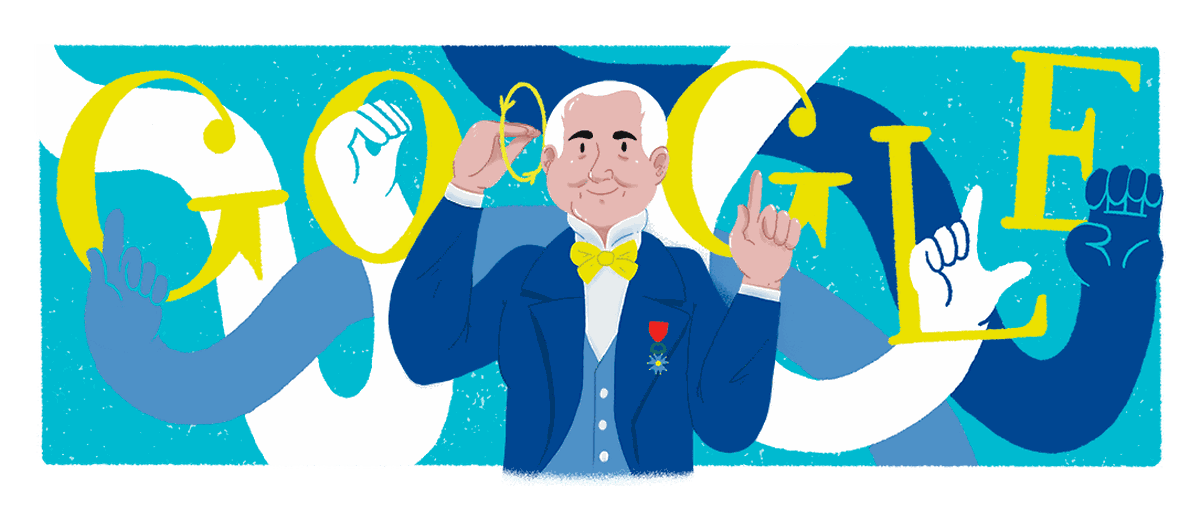 Google rend hommage au Français qui a défendu les droits des sourds