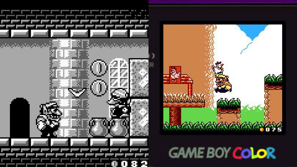 Wario Land 2 foi lançado para o Game Boy Original e teve também uma edição melhorada para o Game Boy Color — Foto: Reprodução/Nintendo