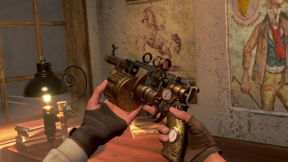 Clockwork Revolution é um jogo de tiro FPS com mecânicas de viagem no tempo — Foto: Divulgação/InXile Entertainment