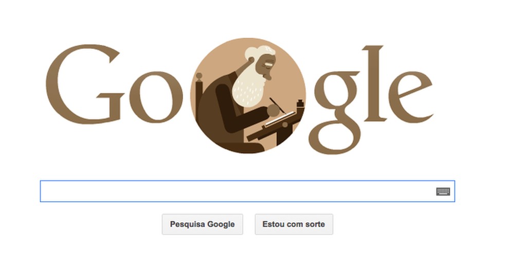 Doodle do Google celebra 175º Aniversário do Ernesto Carneiro Ribeiro (Foto: Reprodução/Google) — Foto: TechTudo