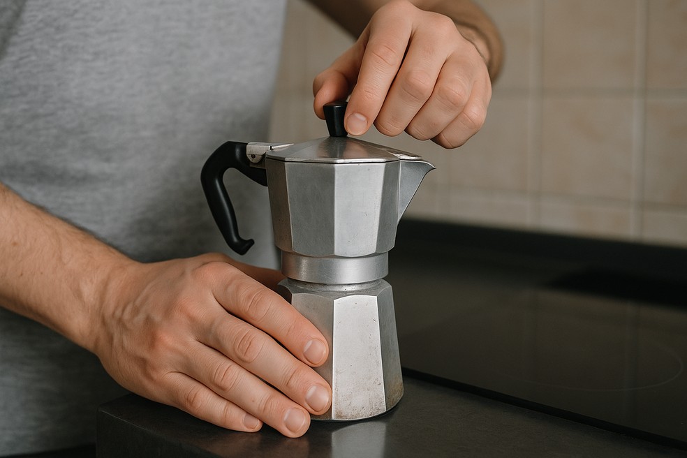 Cafeteira italiana moka — Foto: Arte/TechTudo