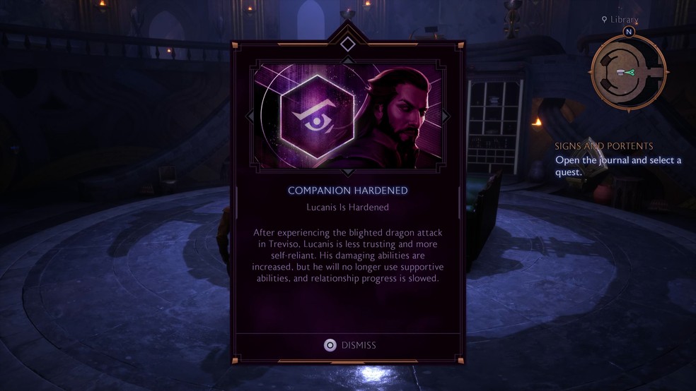 Dragon Age: The Veilguard em Review - Escolhas obrigatórias têm consequências relevantes, mas avanços são truncados, praticamente sem desenvolvimento narrativo para alguns desses momentos — Foto: Reprodução/Daniel Trefilio