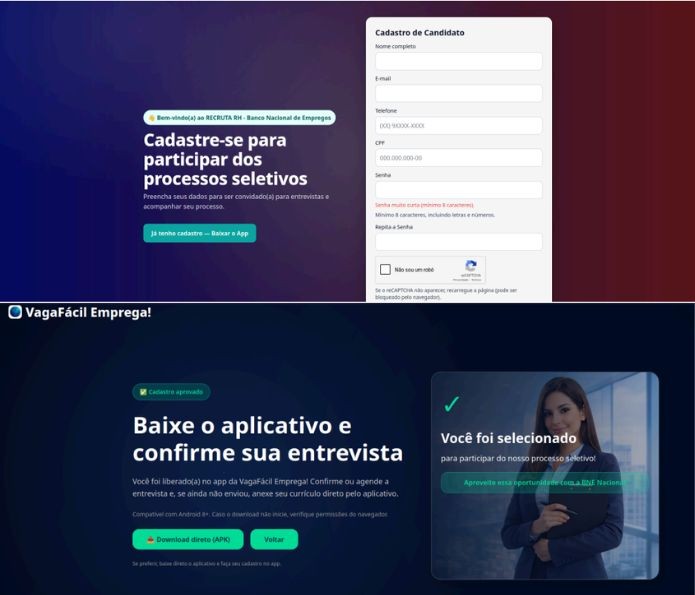 Golpe do emprego falso pode acabar em dívida no seu nome; saiba se proteger
