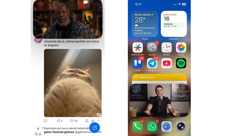  Reprodução/YouTube Mobile