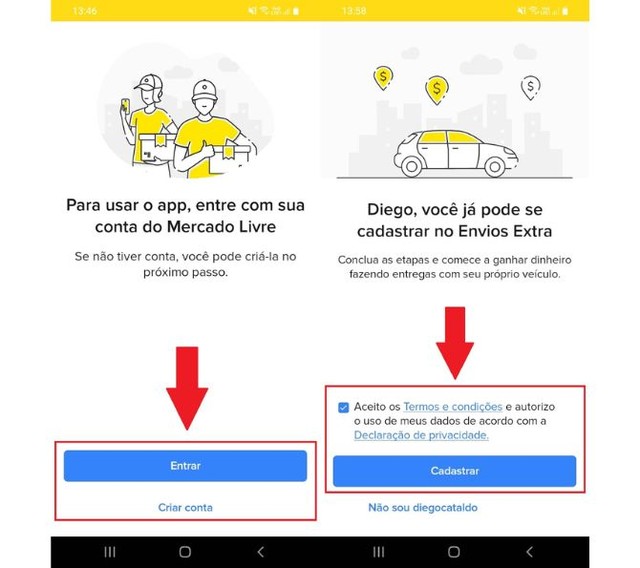 Como ser entregador do Mercado Livre: veja passo a passo do cadastro