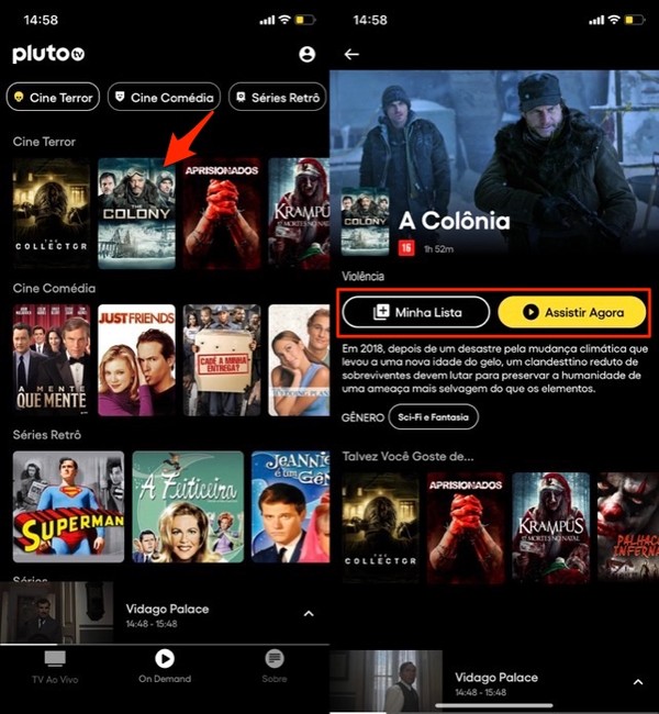 Filmes Dublados Grátis, Vix é a concorrente da Pluto TV, Será que vale a  pena?