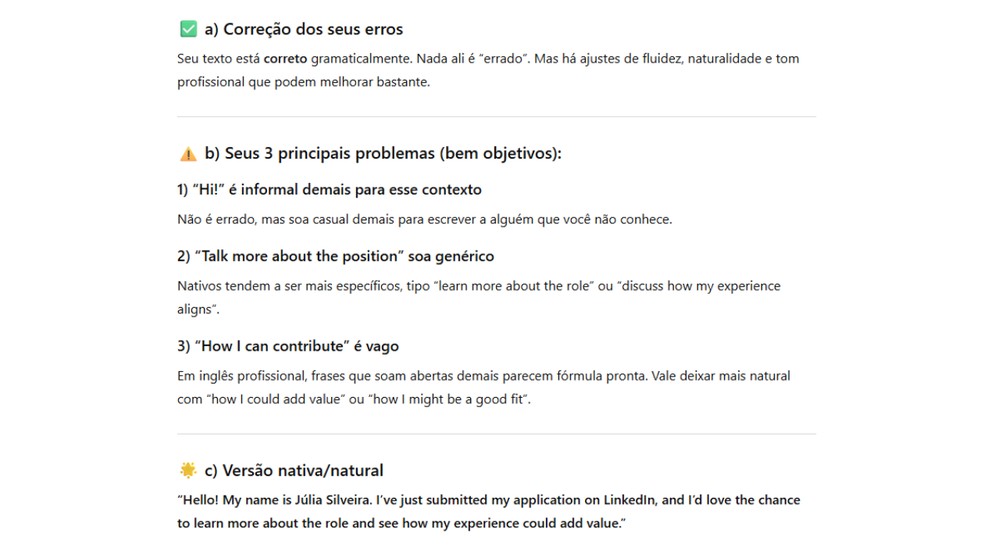  Reprodução/Júlia Silveira