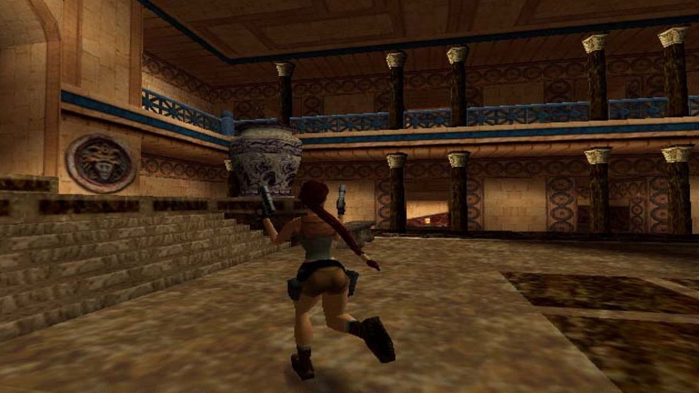 Tomb Raider: The Last Revelation levou Lara Croft para o Egito com novos visuais graças a sua estreia no Sega Dreamcast — Foto: Reprodução/Steam
