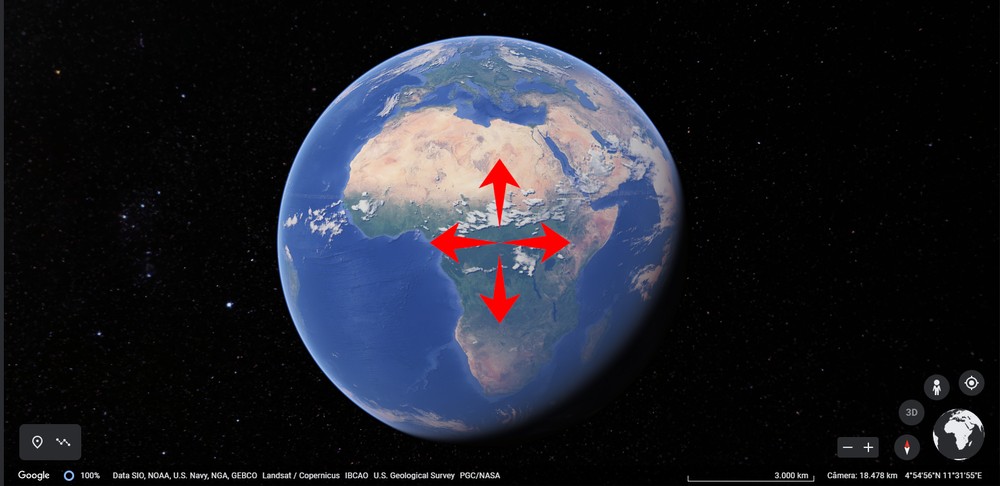 Como usar o Google Earth online