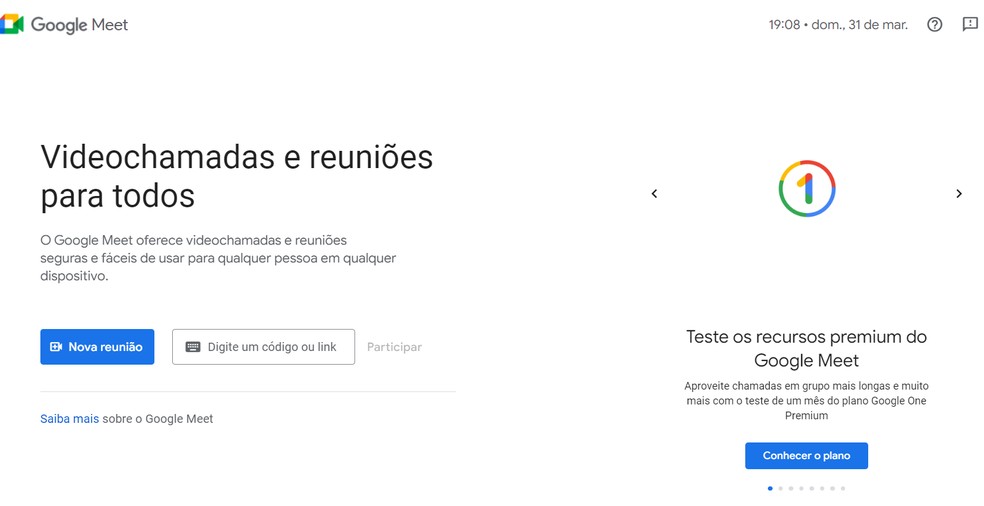 Google Meet: o que é, como funciona, como usar o serviço e mais