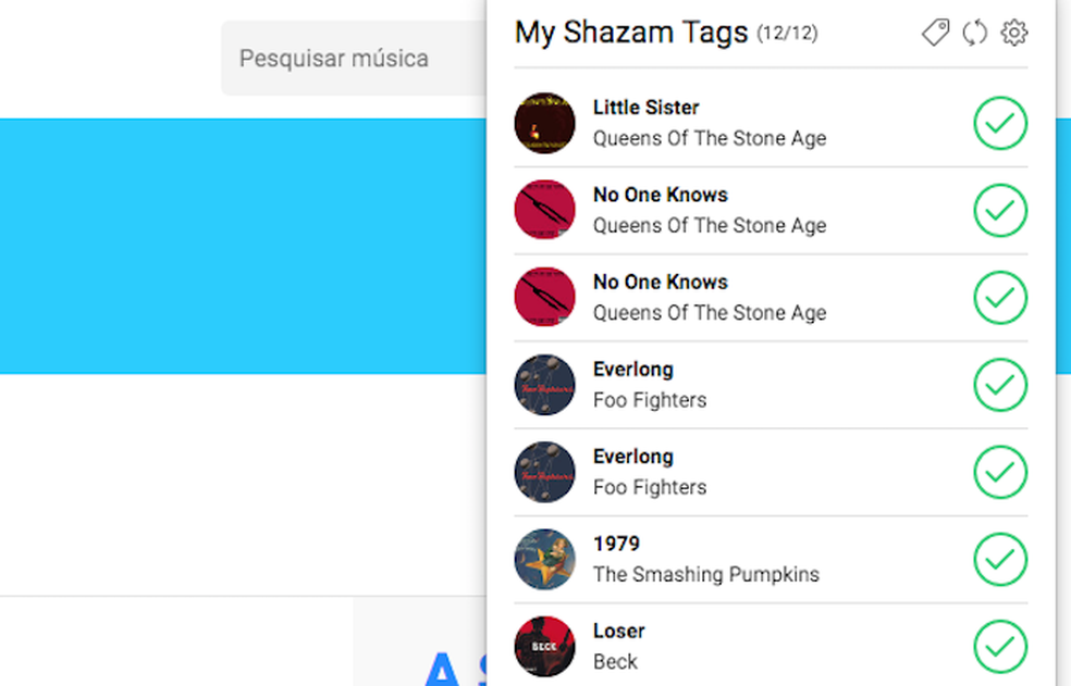 Como criar playlists no Spotify com músicas reconhecidas no Shazam
