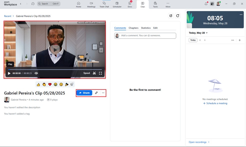  Reprodução/Gabriel Pereira