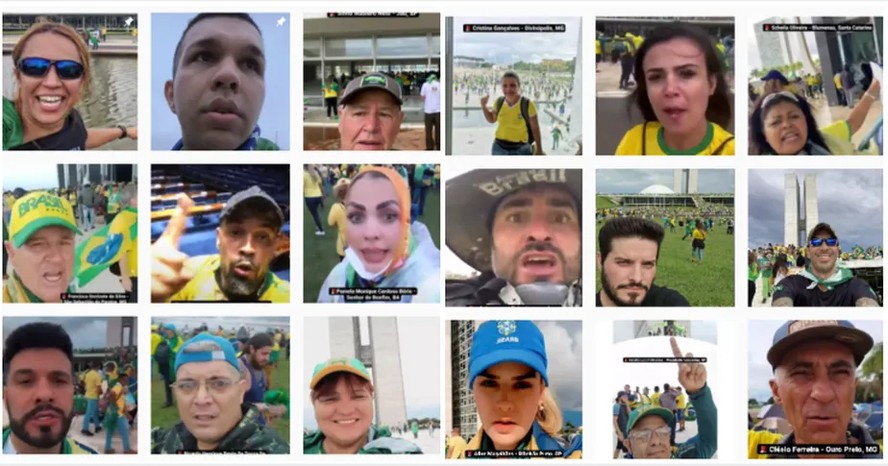 Perfil @contragolpebrasil no Instagram busca identificar terroristas