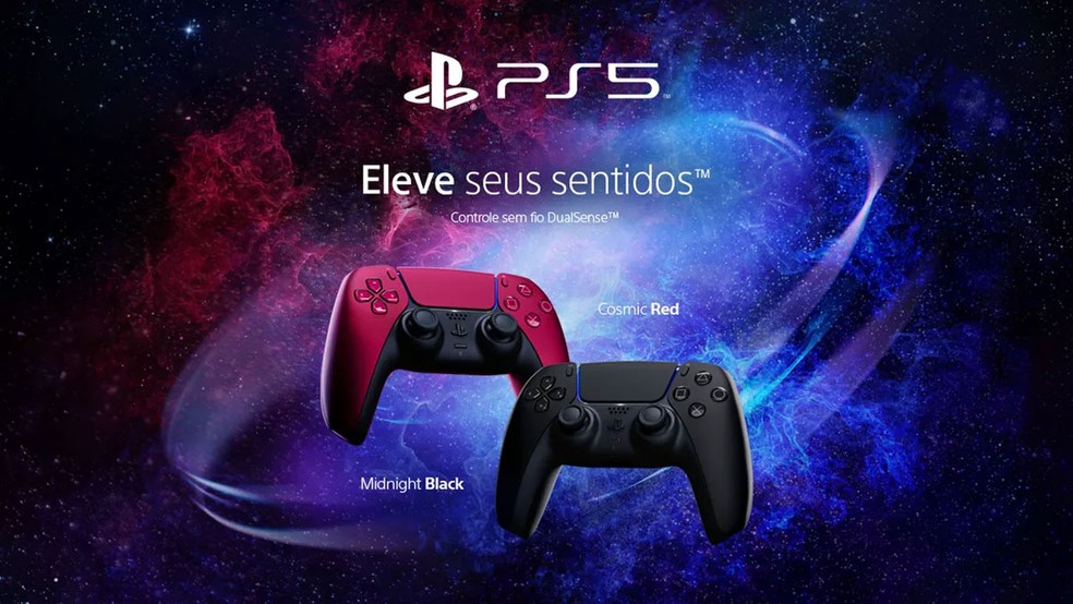 Controle Sem Fio Dualsense¿ Midnight Black Playstation®5 + Base De