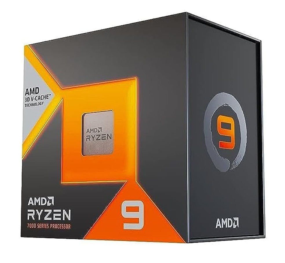 AMD Ryzen 9 7950X3D alcança uma frequência de boost de 5,7 GHz — Foto: Divulgação/AMD