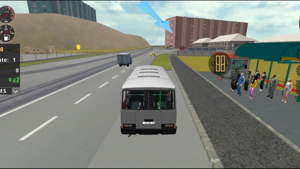 Bus Simulator 3D ostra a vida de um motorista de ônibus — Foto: Reprodução/Junior Candido