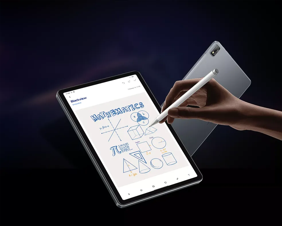 Blackview Tab 16 conta com caneta stylus incluisa na caixa — Foto: Reprodução/Blackview