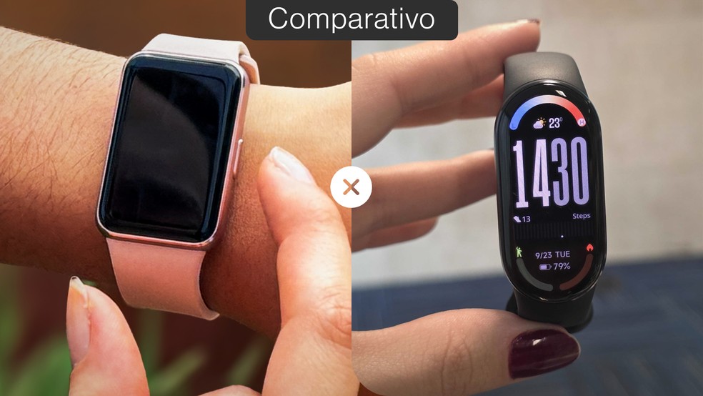  qual smartband barata entrega mais por menos? — Foto: Arte/TechTudo