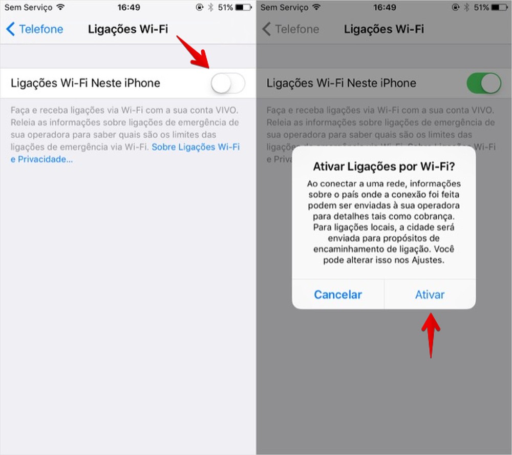 Como fazer uma ligação via Wi-Fi em celulares da Vivo