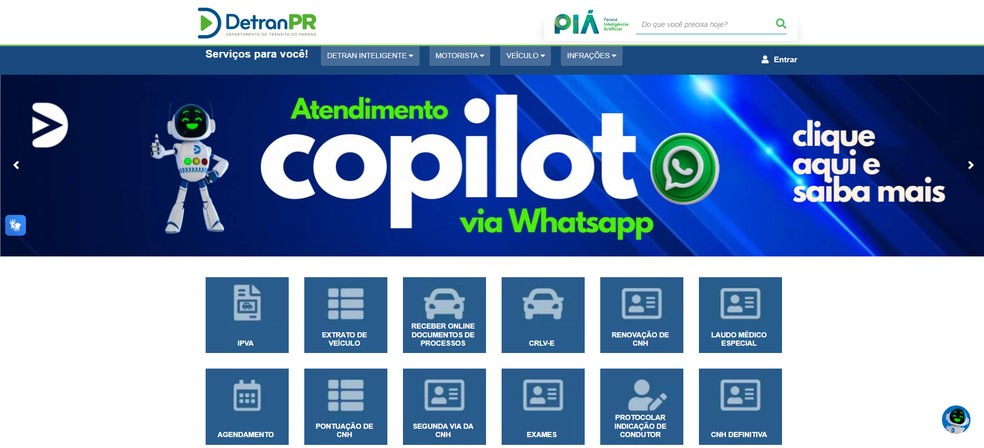  Reprodução/Detrna PR