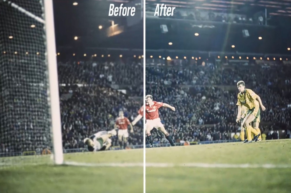 Man United recupera imagens centenárias do estádio com IA; confira