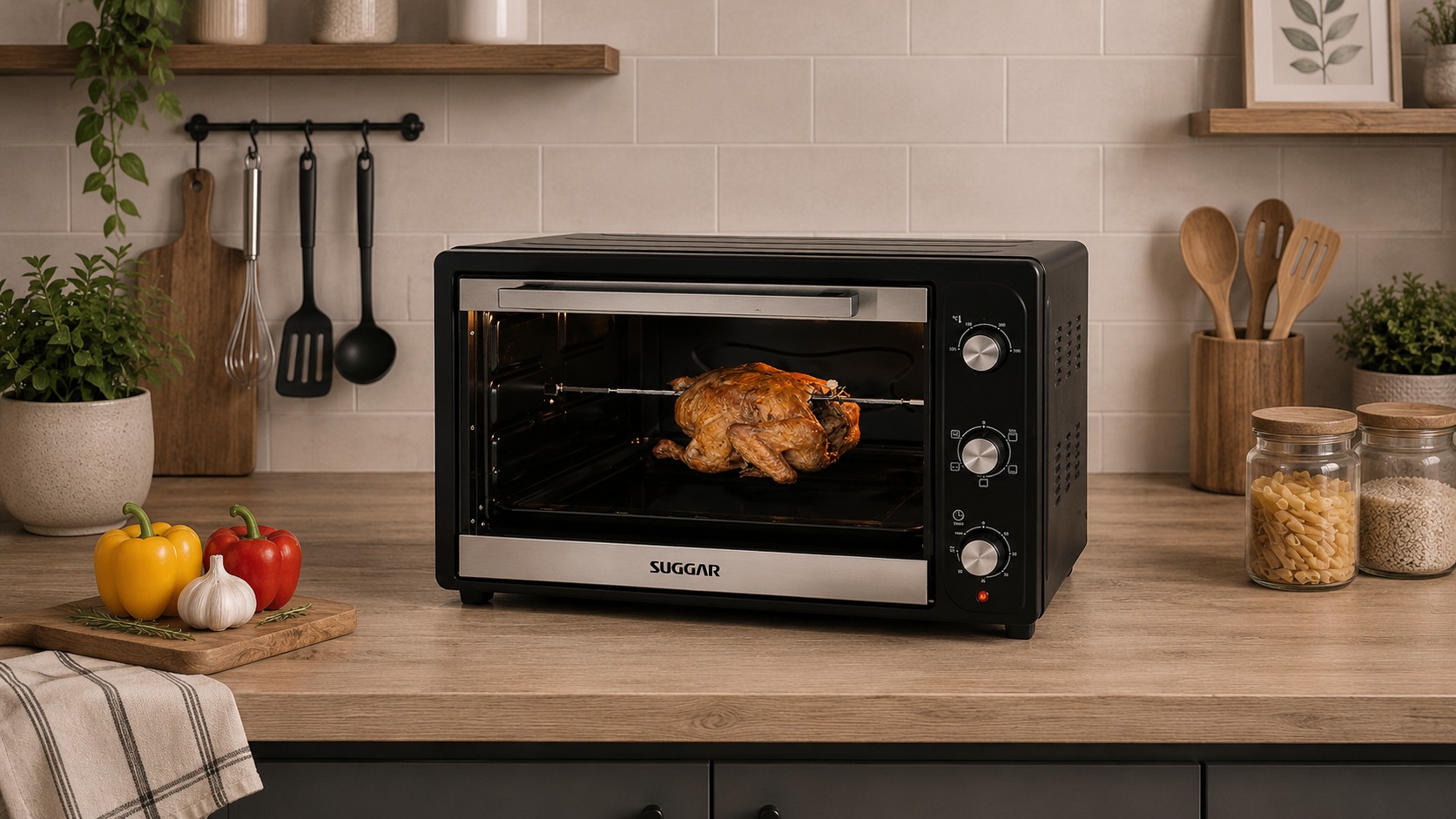 Forno elétrico com espeto giratório: 5 opções para fazer assados