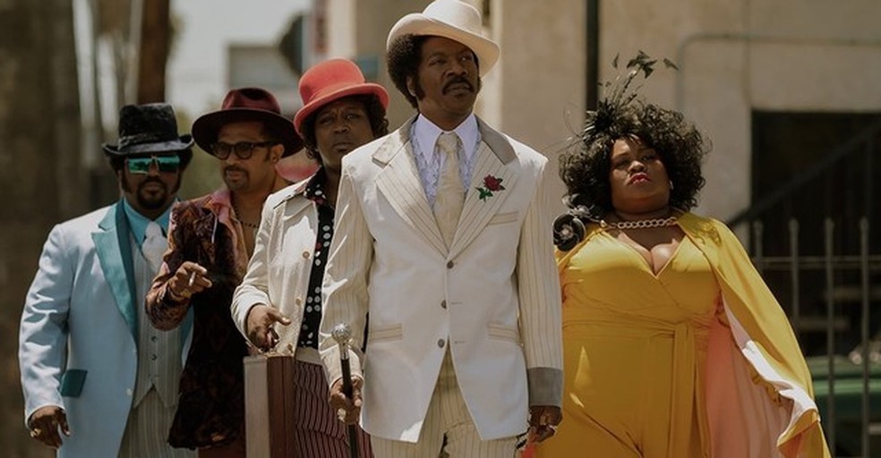 Meu Nome é Dolemite é estrelado por Eddie Murphy — Foto: Reprodução/JustWatch