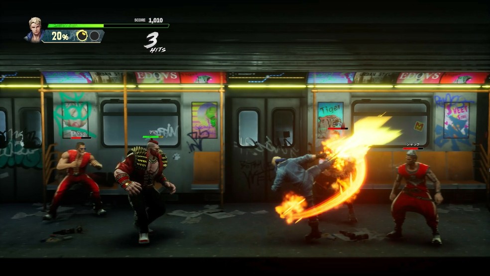 Double Dragon Revive traz lutas de luta com jogabilidade beat'em up — Foto: Reprodução/Steam