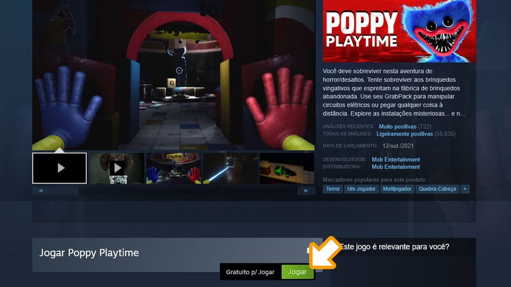 Como baixar e jogar Poppy Playtime no PS4, PS5, PC ou celular