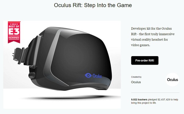 Oculus rift top s compra