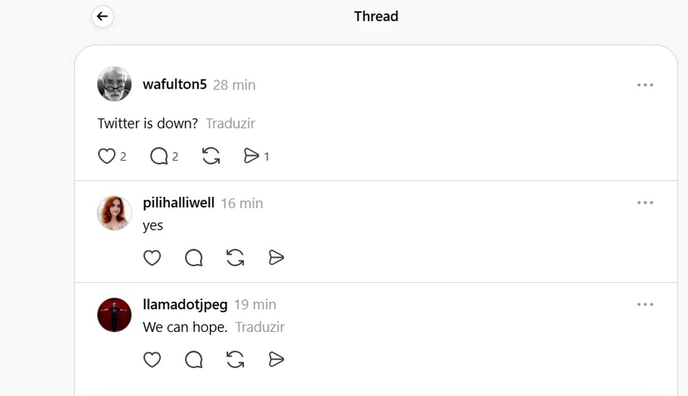  Reprodução/Threads
