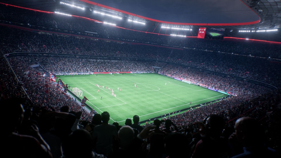 Allianz Arena, estádio do Bayern, retorna ao EA FC 26 após seis anos — Foto: Divulgação/Electronic Arts