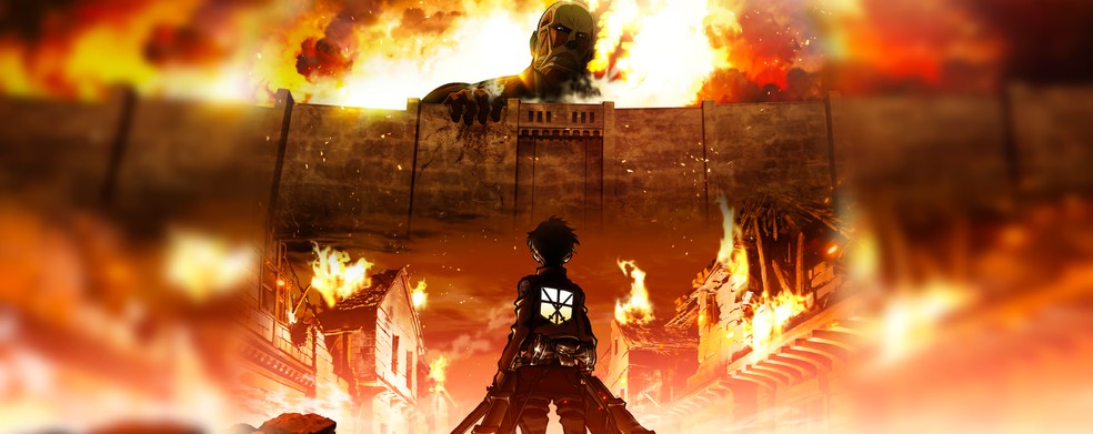 Com personagens memoráveis e um enredo intenso, Attack on Titan se tornou um dos maiores shounen da última década — Foto: Divulgação/Crunchyroll