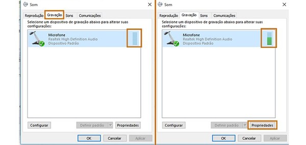 Como testar o microfone no Windows sem instalar nada no PC