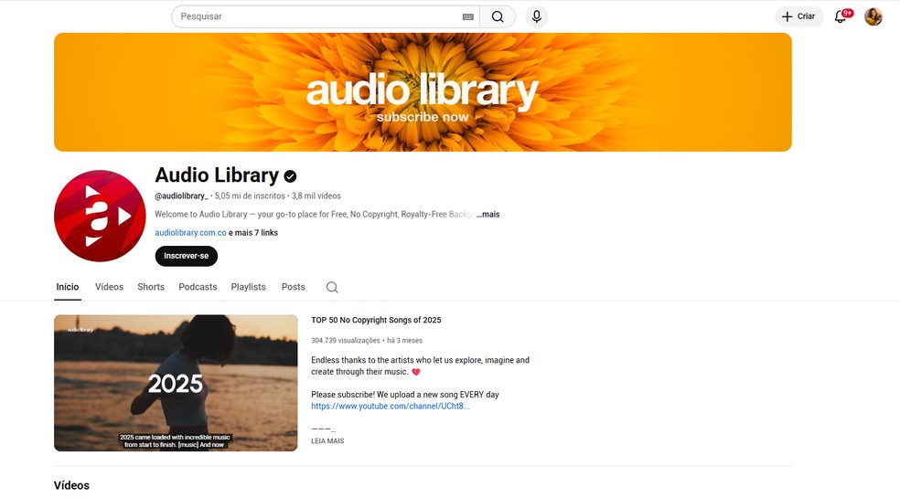  Reprodução/YouTube