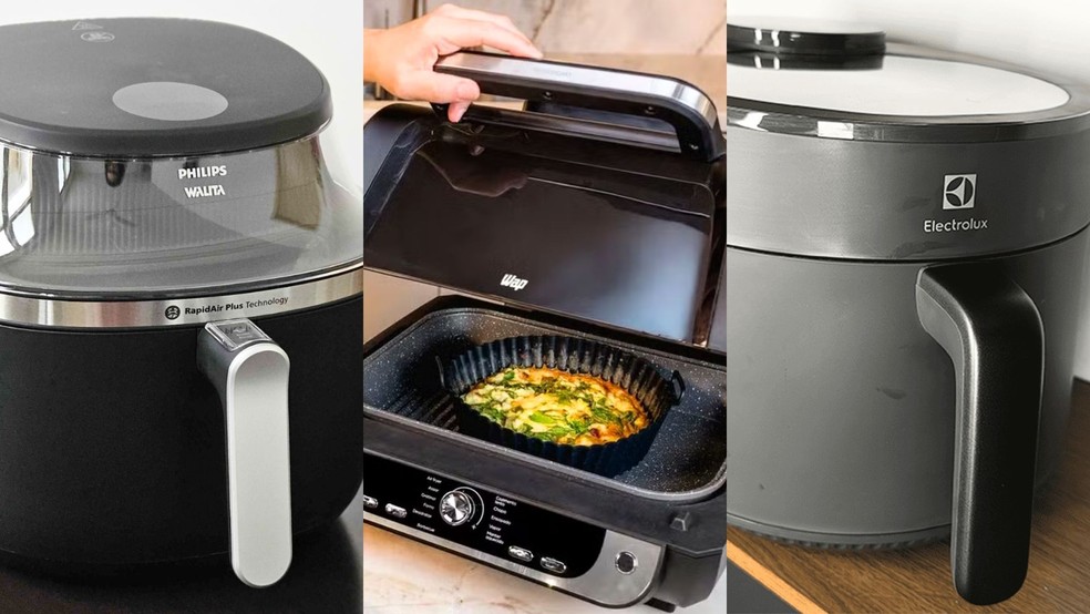 Qual a melhor marca de air fryer? Veha ranking de 2025 do TechTudo — Foto: Arte/TechTudo