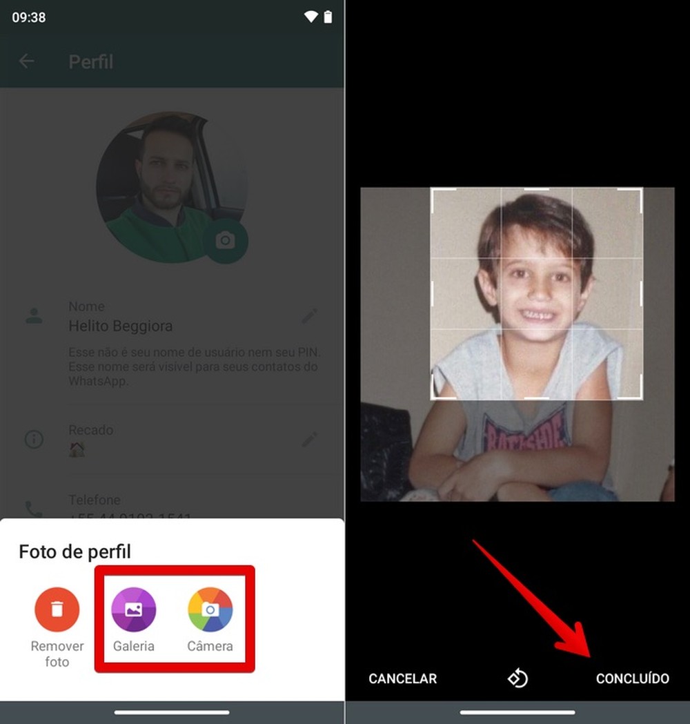 Como mudar a foto do WhatsApp