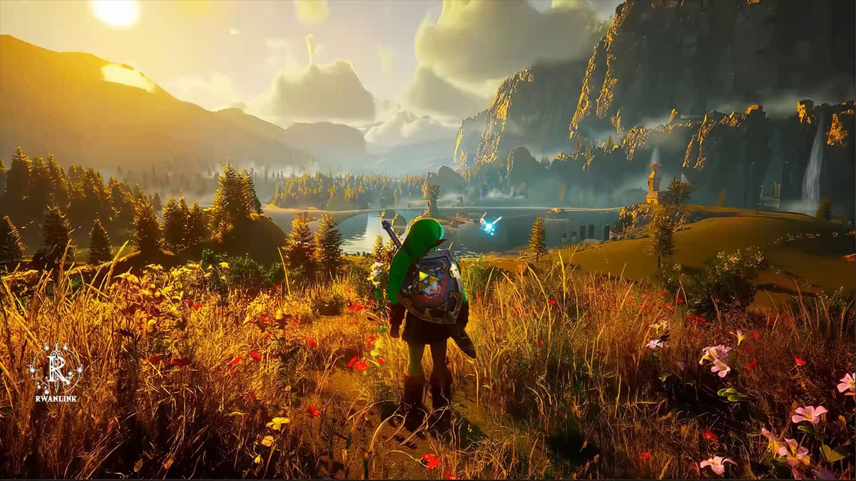 ⭐[4K] Zelda Ocarina of Time Next Gen: Lake Hylia - Unreal Engine