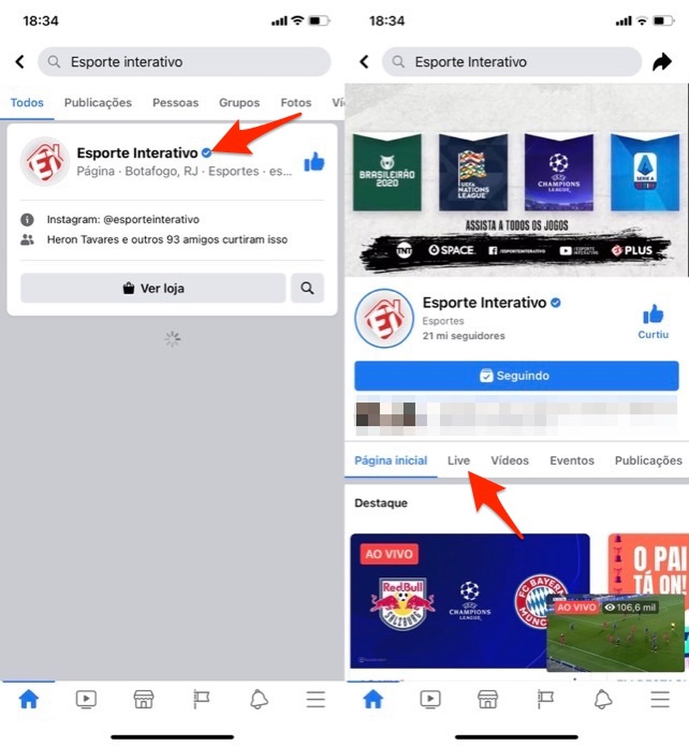 Como assistir aos jogos da Champions League ao vivo pelo Facebook